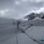 Climbing Humes Glacier